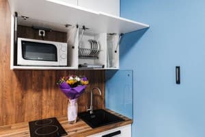 Квартира CityApartments Akademmistechko Kyiv. Улучшенный двухместный +2    44/3 8